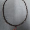MALA NECKLACE, ROSEWOOD, 28 inch