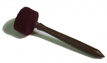 SINGING BOWL STRIKER, special drum stick, felt, medium, 32cm