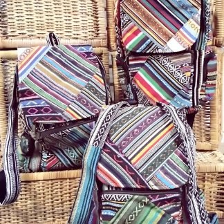BACKPACK, PATCHWORK COTTON