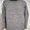 JUMPER, WOOL, ROLL-NECK, grey,