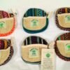 HEMP & COTTON , ROUND PURSE,