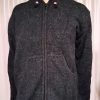 WOOLEN CHARCOAL HOODED JACKET