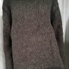 JUMPER WOOL, ROLL NECK, BROWN