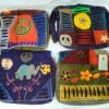 RECTANGULAR SLASH STYLE FLAP BAG, assorted designs